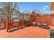 Open-air back deck with plenty of room for patio furniture and outdoor relaxation at 426 Vera Park Pl, Alpharetta, GA 30022