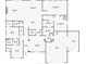 Detailed floor plan showcasing the layout of the home including bedrooms, bathrooms, and kitchen at 432 Horizon Trl, Canton, GA 30114