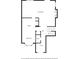 Floor plan showcasing living room, kitchen, dining area, bath, and foyer at 51 Ivy Chase Ne, Atlanta, GA 30342