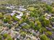Serene aerial view of a neighborhood with lush trees and charming homes, showcasing a desirable community at 1054 Euclid Ne Ave, Atlanta, GA 30307