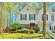 Charming two-story home with well-maintained landscaping and a welcoming front entrance at 3075 Camden Way, Alpharetta, GA 30005