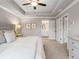 Spacious main bedroom with trey ceiling and luxurious decor at 5607 Hislop Ln # 80, Mableton, GA 30126