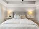 Spacious main bedroom with trey ceiling and luxurious decor at 5607 Hislop Ln # 80, Mableton, GA 30126