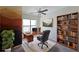 Functional home office with built-in shelving and natural light at 821 Ralph Mcgill Ne Blvd # 3337, Atlanta, GA 30306