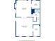 Floor plan showcasing Gathering room, recreation room, utility room, bath and hall on the first floor at 1244 Arden Sw Dr, Marietta, GA 30008