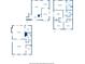 Detailed floor plans showcasing the layout of multiple floors in the home at 1244 Arden Sw Dr, Marietta, GA 30008