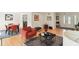 Open concept living space with hardwood floors, modern decor and natural light at 1244 Arden Sw Dr, Marietta, GA 30008