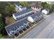 Aerial view showcasing the townhome's location within the community at 1494 Addison Pl, Decatur, GA 30033