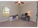 Bright office space with natural light, a modern desk setup, and stylish storage options at 1494 Addison Pl, Decatur, GA 30033