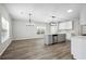 Kitchen featuring stainless appliances, island, and modern cabinetry at 210 Millpond Pkwy, Villa Rica, GA 30180