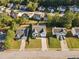 Aerial view of the homes on the street, showcasing the property's location and curb appeal at 210 Millpond Pkwy, Villa Rica, GA 30180