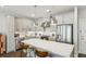Modern kitchen featuring a large island, stainless steel appliances, and sleek cabinetry at 2420 Lakeshore Se Ln, Atlanta, GA 30316
