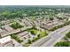 Aerial view of the neighborhood highlighting its proximity to shops, tree-lined streets, and well-maintained landscaping at 4934 Wyeth Way, Johns Creek, GA 30022