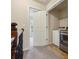 Upstairs laundry room equipped with modern washer and dryer at 4934 Wyeth Way, Johns Creek, GA 30022