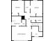 Second floor plan featuring the primary bedroom, bathroom, laundry room and additional bedrooms at 5135 Arnold St, Covington, GA 30014