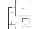Basement floor plan featuring a garage, bedroom, flex space, and bathroom at 5135 Arnold St, Covington, GA 30014