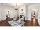 Bright living room featuring hardwood floors, fireplace and adjacent rooms at 73 Waddell Ne St, Atlanta, GA 30307
