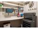 Utility area with shelving, work surface, and a toolbox storage unit at 4449 Lashley Dr, Tucker, GA 30084