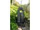 Zen water feature in garden, a relaxing backyard focal point at 4449 Lashley Dr, Tucker, GA 30084