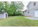 Large backyard with a storage shed at 3891 Northstrand Dr, Decatur, GA 30035