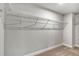 Empty walk-in closet with wire shelving at 7580 Sunridge Ln, Douglasville, GA 30135