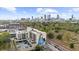 Aerial view of building's murals, landscaping, and skyline at 563 Memorial Se Dr # 504, Atlanta, GA 30312