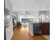 Inviting entryway view, showcasing the open-concept living and kitchen space with natural light and contemporary design at 563 Memorial Se Dr # 504, Atlanta, GA 30312