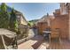 Cozy balcony features an outdoor dining area, perfect for enjoying the neighborhood view at 900 River Vista Dr, Atlanta, GA 30339