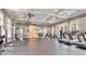 Well-equipped gym featuring treadmills, weights, and plenty of natural light at 900 River Vista Dr, Atlanta, GA 30339