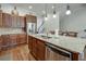 Well-appointed kitchen featuring stainless steel appliances, granite countertops, and ample cabinet space at 900 River Vista Dr, Atlanta, GA 30339