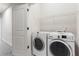 Convenient laundry room with modern washer and dryer units at 900 River Vista Dr, Atlanta, GA 30339