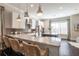 Stylish kitchen with granite countertops, stainless appliances, and breakfast bar seating at 1384 Doublegate Dr, Brookhaven, GA 30319