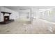 Spacious finished basement features a fireplace, kitchenette, and ample room for recreation and entertainment at 240 Thornton Dr, Fayetteville, GA 30214