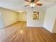 Open-concept living space featuring hardwood floors at 3301 Henderson Mill Rd # 1, Atlanta, GA 30341
