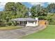 View of a well-maintained home featuring a driveway and a fenced backyard at 100 Charlotte Sw Dr, Mableton, GA 30126