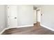 Neutral bedroom with luxury vinyl plank flooring and ample closet space at 1751 Carter Cir, Atlanta, GA 30344