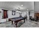 Basement featuring a pool table, games area, slate floors, and recreation space at 2962 Norman Cir, Duluth, GA 30096