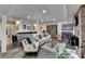 Open basement with a lounge, pool table, and charming decor for entertaining and relaxing at 2962 Norman Cir, Duluth, GA 30096