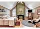Large bedroom with vaulted ceilings, arched windows, and hardwood floors, providing a comfortable retreat at 2962 Norman Cir, Duluth, GA 30096