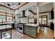 Gourmet kitchen featuring stainless steel appliances and designer cabinets at 2962 Norman Cir, Duluth, GA 30096
