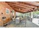 Spacious porch featuring a large dining table, perfect for outdoor gatherings at 2962 Norman Cir, Duluth, GA 30096