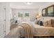 Bedroom area with a writing desk and comfortable furnishings, along with a neutral color palette at 6324 Rosetta Drive, Lot 2, South Fulton, GA 30331