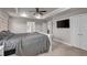 Spacious main bedroom boasts a tray ceiling, and double doors at 1105 Alaska St, Hampton, GA 30228