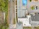 Aerial view showing the building's roof and proximity to the street at 1276 Dahlgren Se Ln, Atlanta, GA 30316