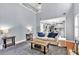 Open-concept living room flows into kitchen, offering a comfortable and inviting gathering space at 2155 Westwind Dr, Roswell, GA 30075