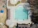 Overhead perspective of community pool, playground, and recreational facilities with lake access at 3053 Cambridge Hill Dr, Dacula, GA 30019