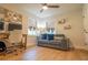 Cozy bedroom with a comfortable couch and modern decor at 5085 Lake Dr, Forest Park, GA 30297