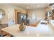 Eat-in kitchen offers stainless appliances and white countertops at 5085 Lake Dr, Forest Park, GA 30297