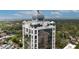Stunning building with unique architectural details and reflective glass windows at 2828 Peachtree Nw Rd # 3100, Atlanta, GA 30305