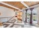 Inviting entryway featuring a wood ceiling, decorative tile flooring and large windows bringing in natural light at 1185 Winterberry Ct, Lawrenceville, GA 30043
